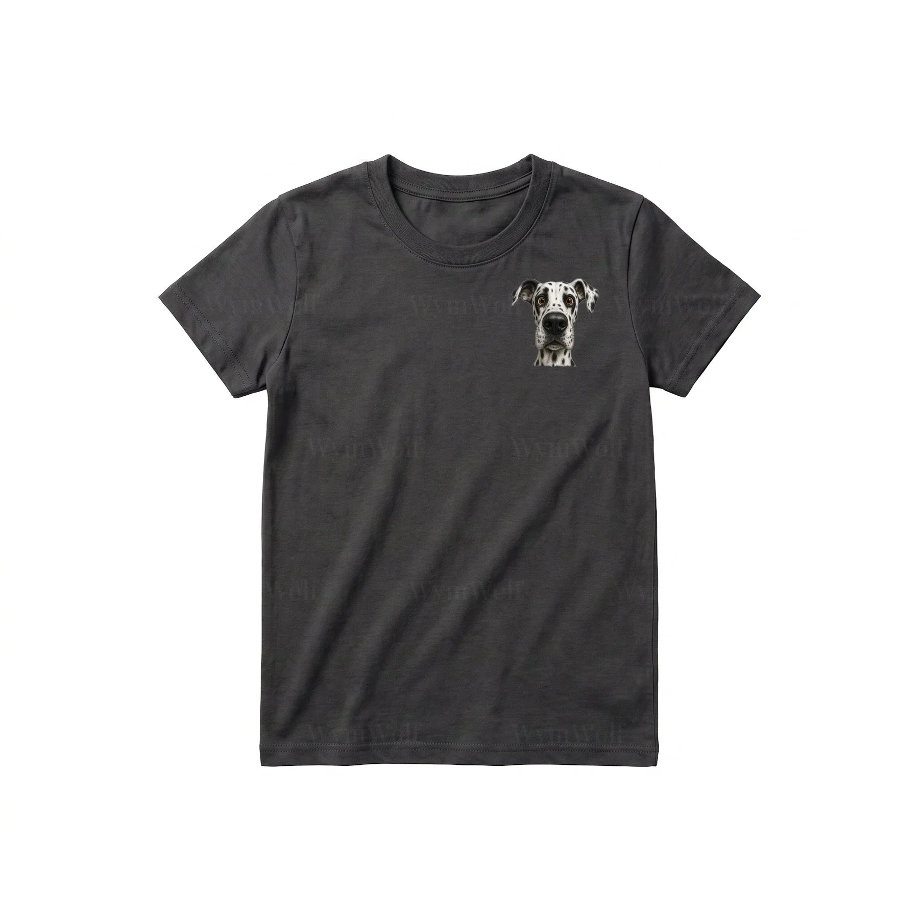 T-shirt Dog graphic 0069 - Dark Gray