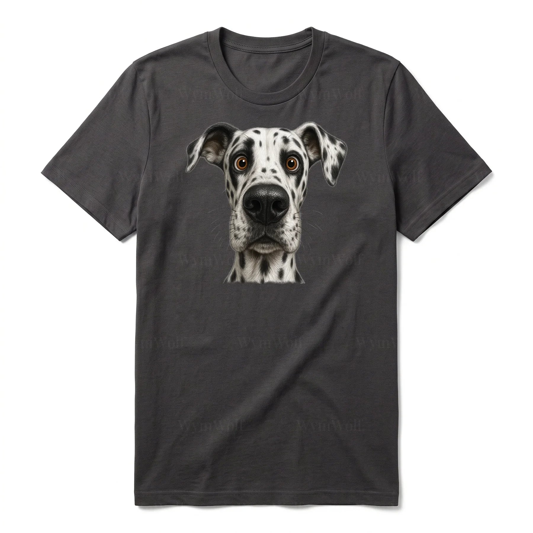 T-shirt Dog graphic 0069 - Dark Gray