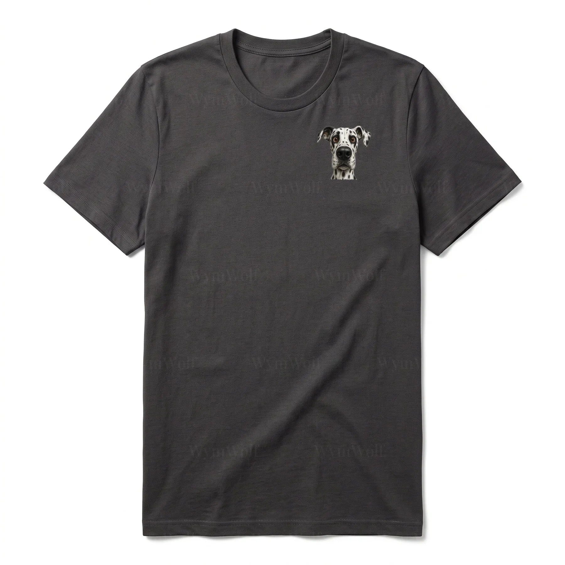 T-shirt Dog graphic 0069 - Dark Gray