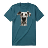 T-shirt Dog graphic 0069 - Deep Teal