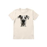 T-shirt Dog graphic 0069 - Natural