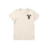 T-shirt Dog graphic 0069 - Natural
