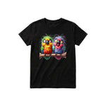T-shirt Quirky Bird graphic 0001