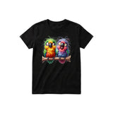 T-shirt Quirky Bird graphic 0001