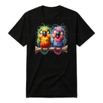 T-shirt Quirky Bird graphic 0001