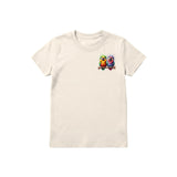 T-shirt Quirky Bird graphic 0001 - Natural