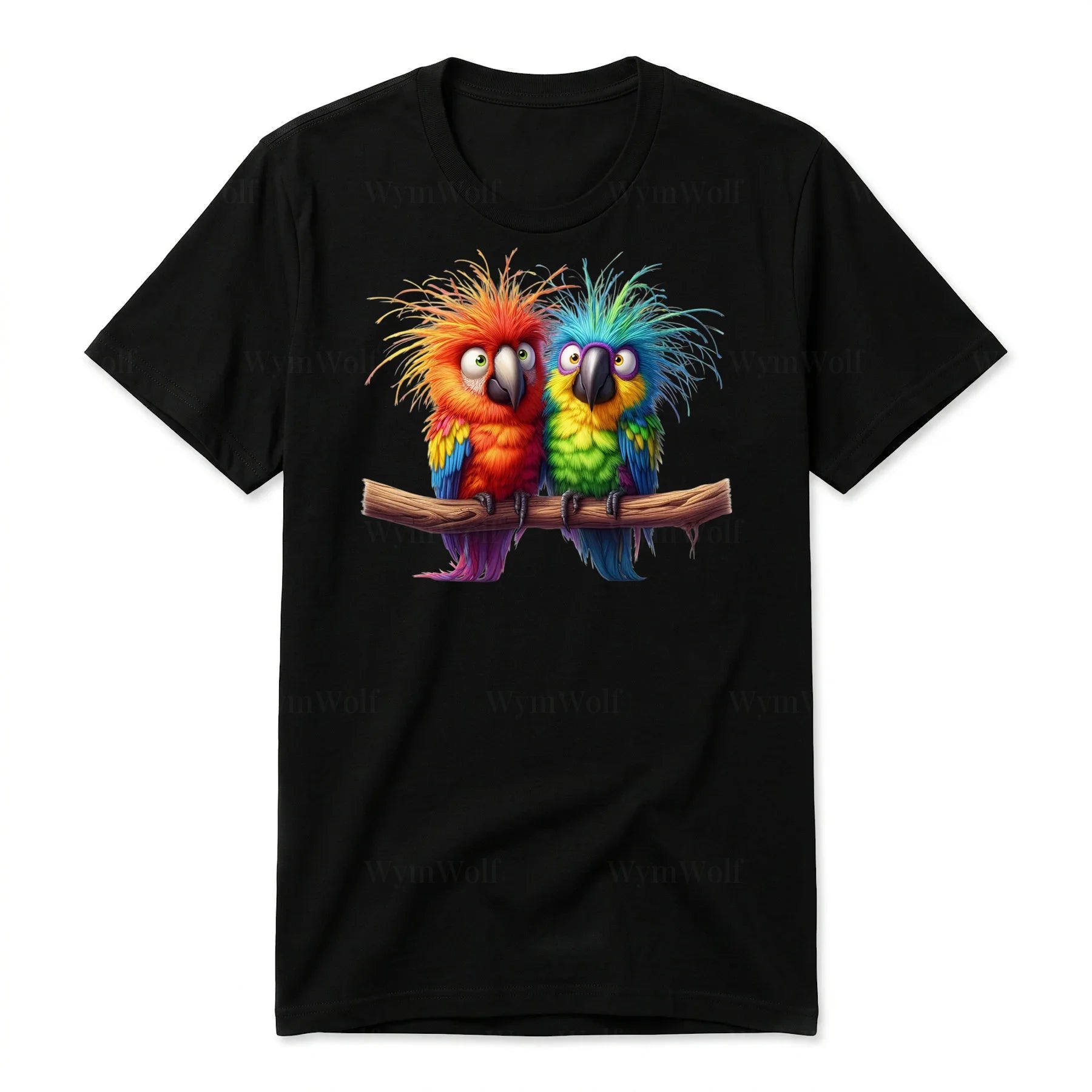 T-shirt Quirky Bird graphic 0002