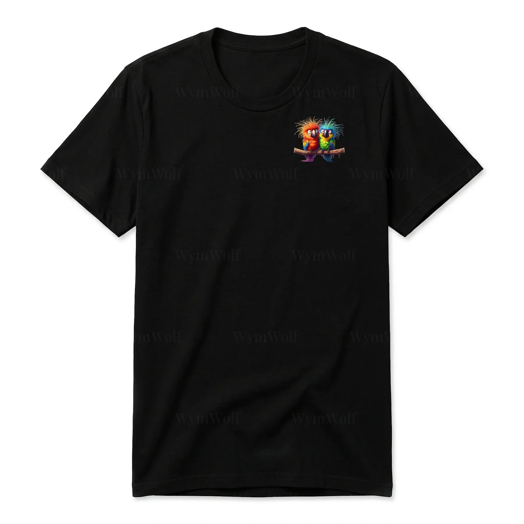 T-shirt Quirky Bird graphic 0002