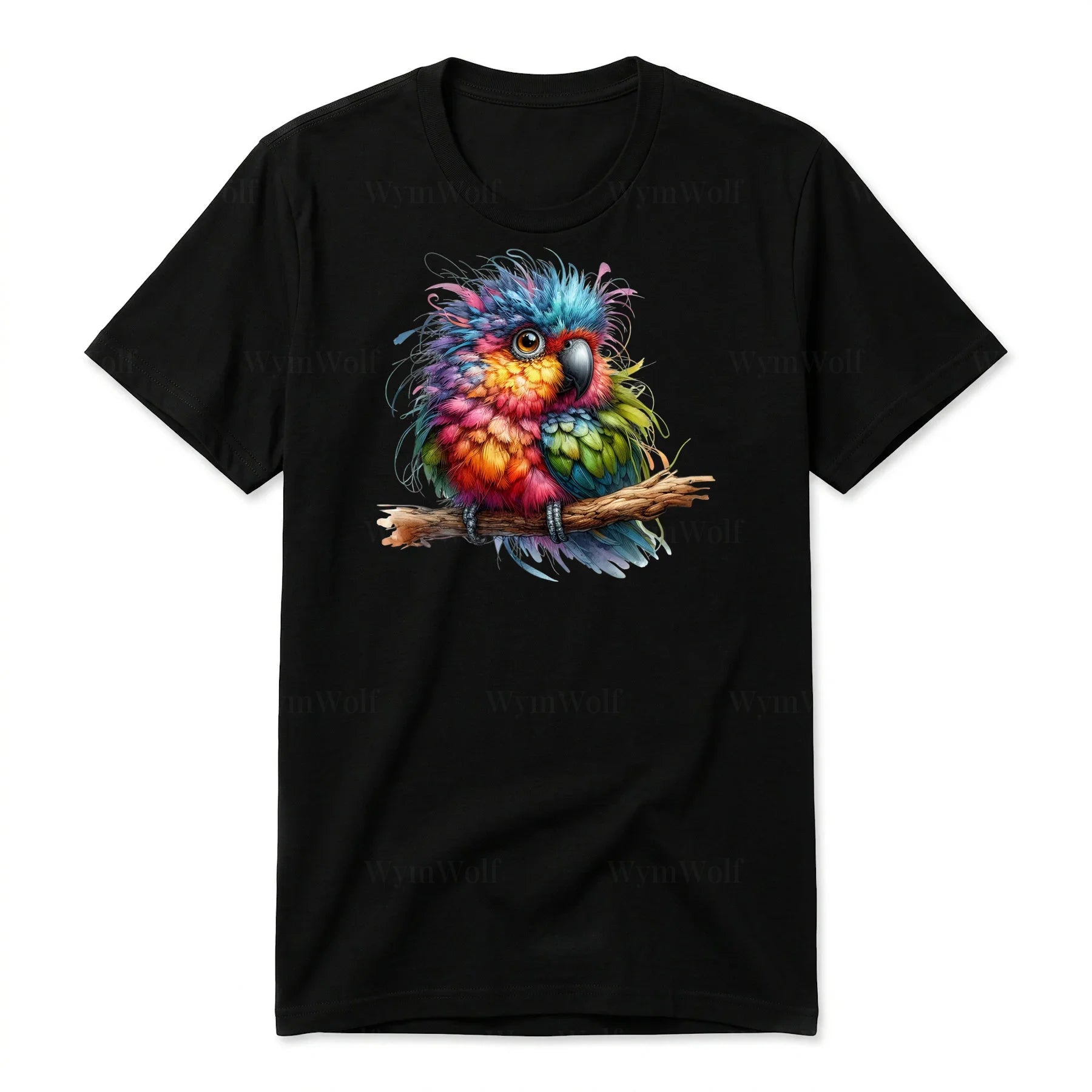 T-shirt Quirky Bird graphic 0003