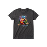 T-shirt Quirky Bird graphic 0003 - Dark Gray