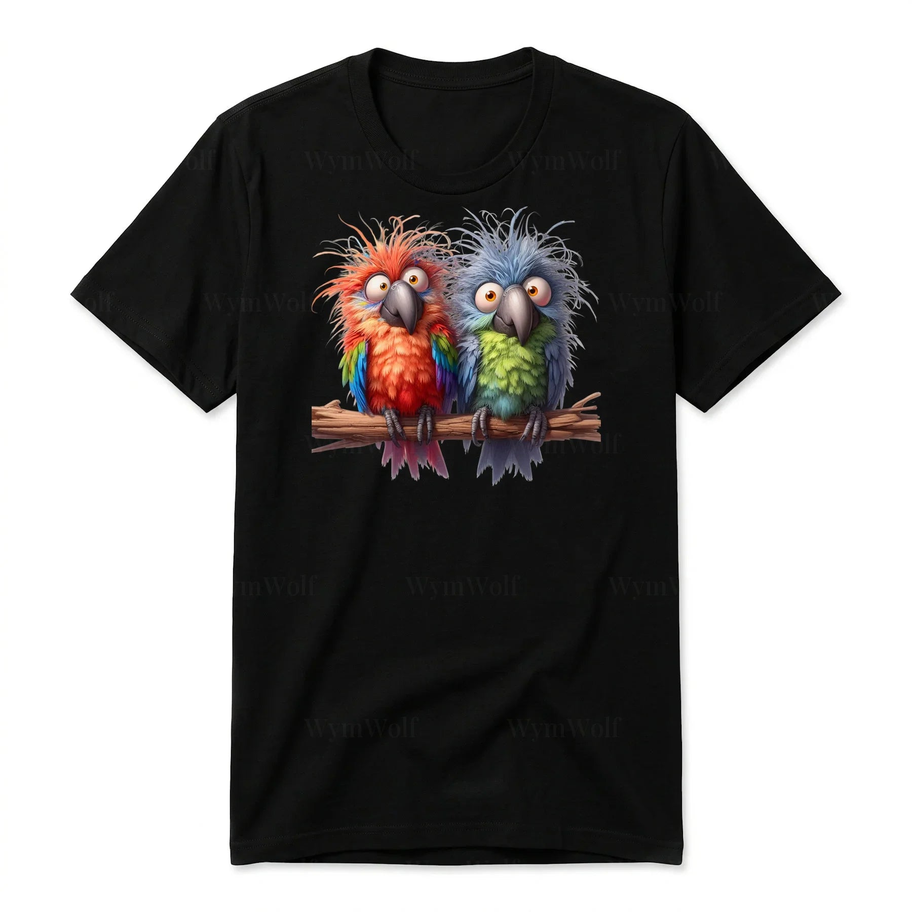 T-shirt Quirky Bird graphic 0004