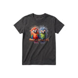 T-shirt Quirky Bird graphic 0004 - Dark Gray