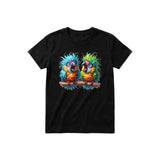 T-shirt Quirky Bird graphic 0005