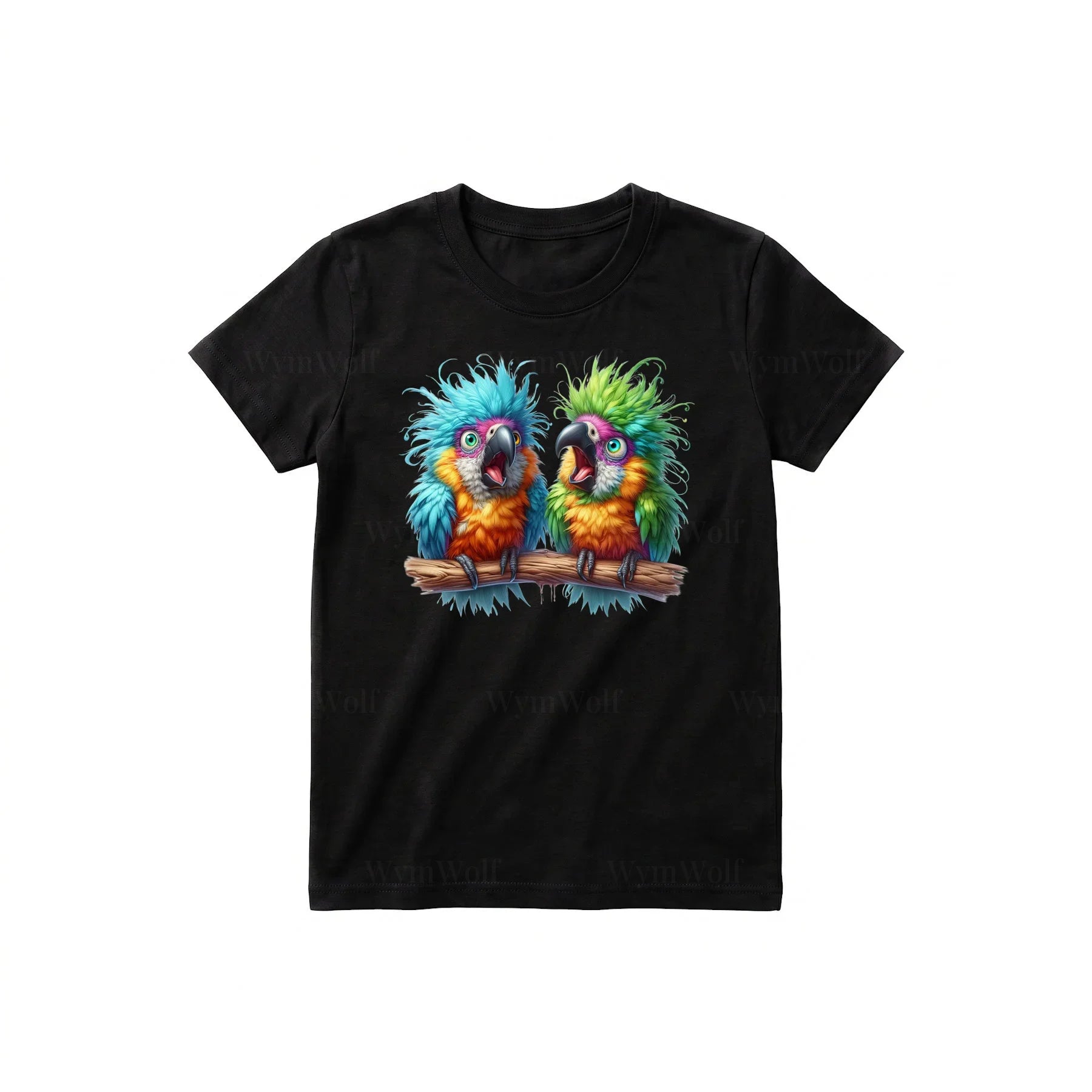 T-shirt Quirky Bird graphic 0005