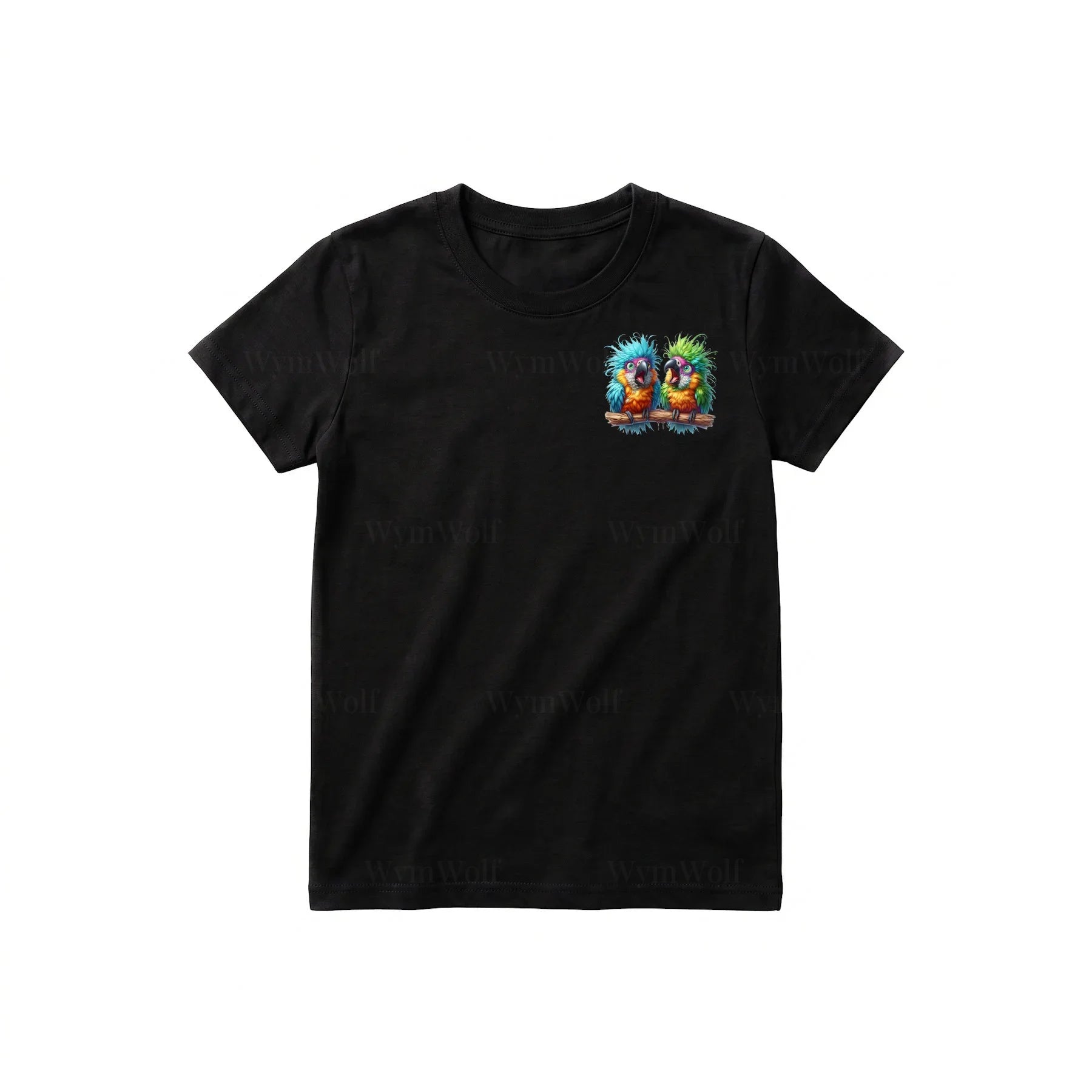 T-shirt Quirky Bird graphic 0005