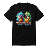 T-shirt Quirky Bird graphic 0005