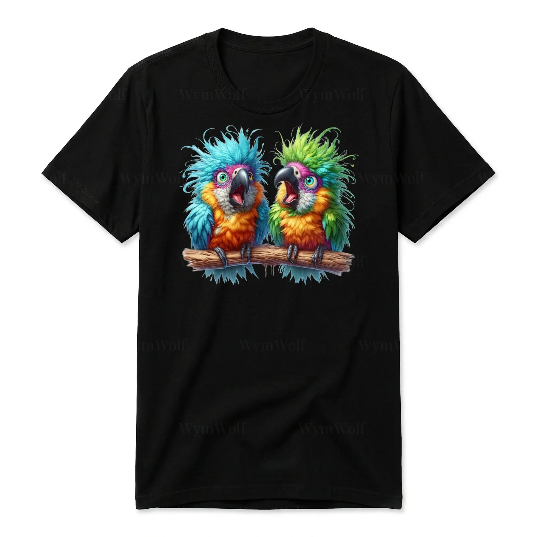 T-shirt Quirky Bird graphic 0005