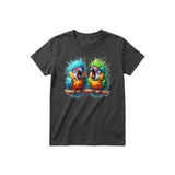 T-shirt Quirky Bird graphic 0005 - Dark Gray