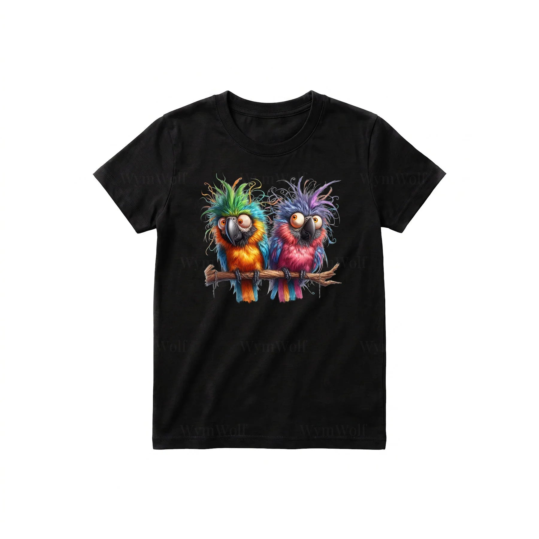 T-shirt Quirky Bird graphic 0006