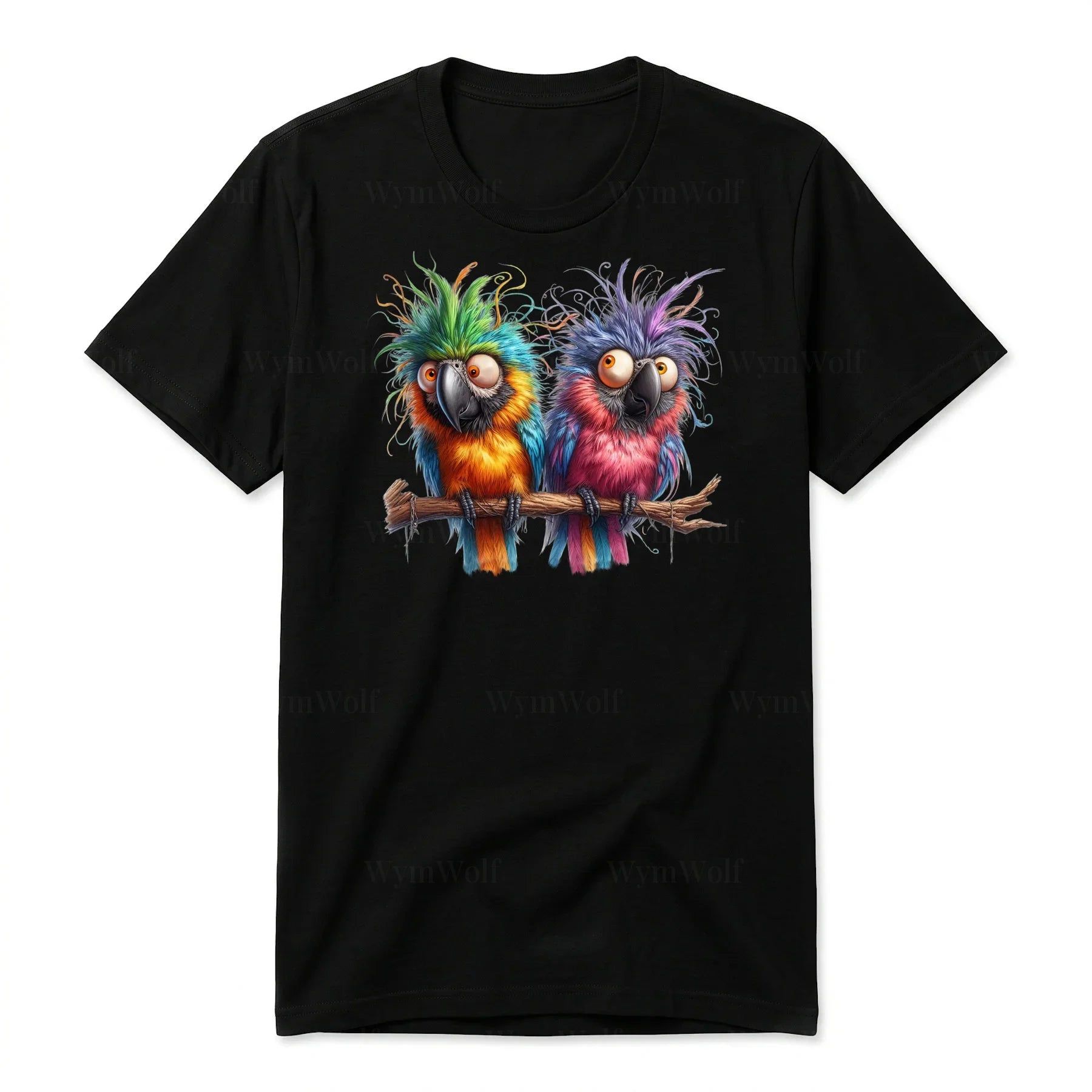 T-shirt Quirky Bird graphic 0006