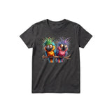 T-shirt Quirky Bird graphic 0006 - Dark Gray