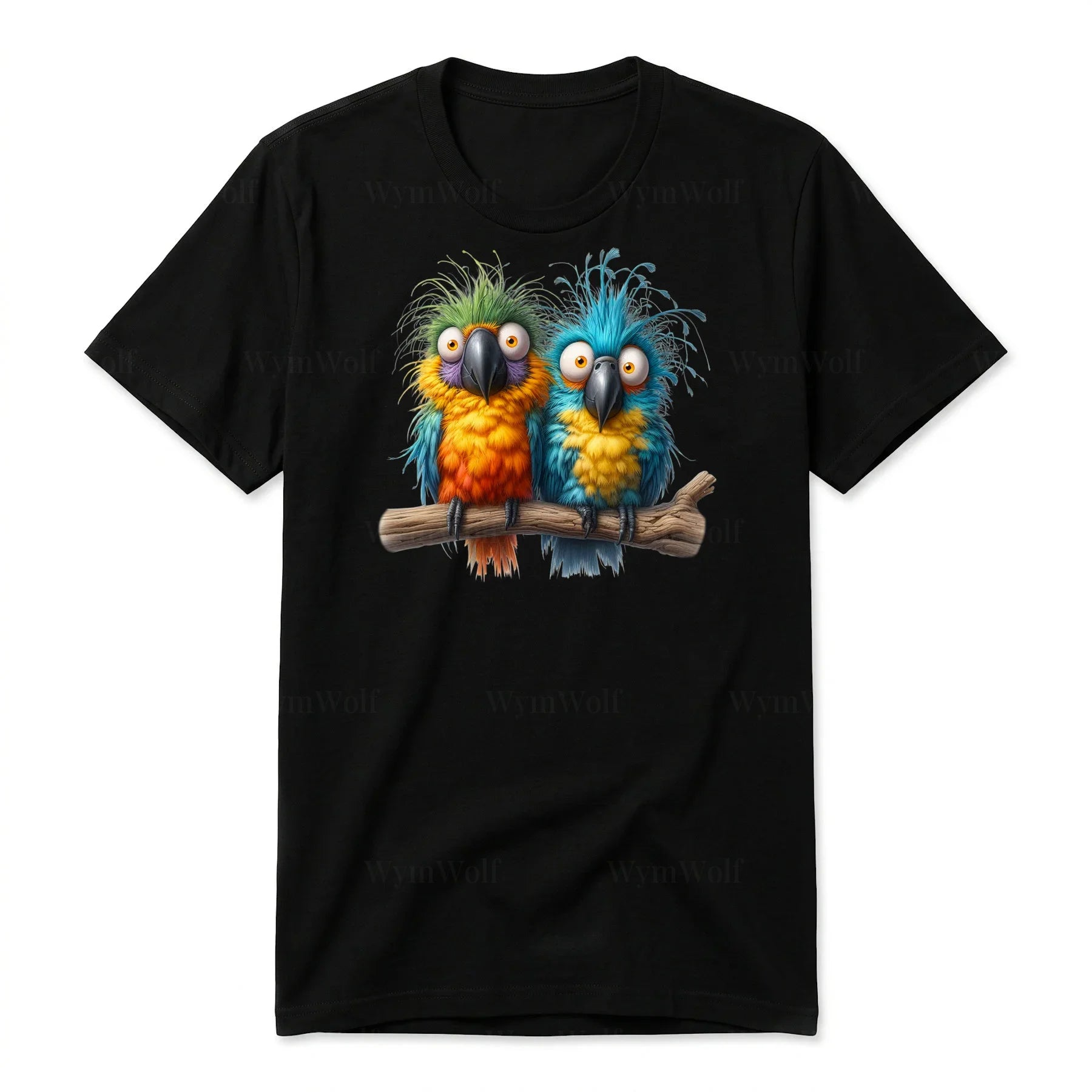 T-shirt Quirky Bird graphic 0007