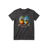 T-shirt Quirky Bird graphic 0007 - Dark Gray