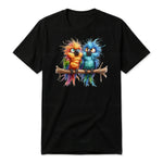 T-shirt Quirky Bird graphic 0008