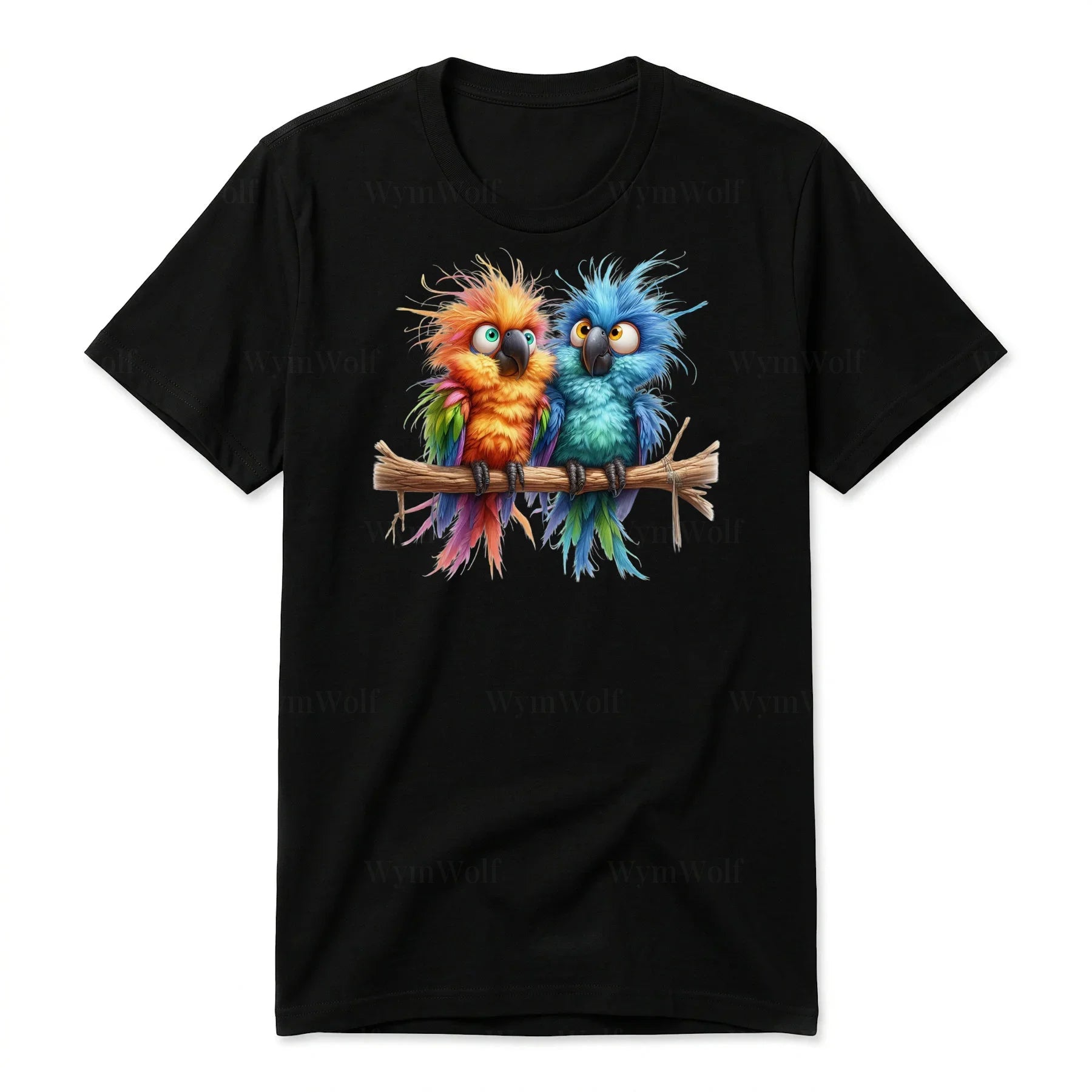 T-shirt Quirky Bird graphic 0008