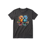 T-shirt Quirky Bird graphic 0008 - Dark Gray
