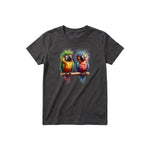 T-shirt Quirky Bird graphic 0009 - Dark Gray