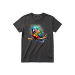 T-shirt Quirky Bird graphic 0010 - Dark Gray