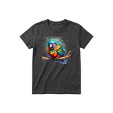 T-shirt Quirky Bird graphic 0010 - Dark Gray