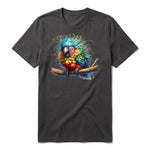 T-shirt Quirky Bird graphic 0010 - Dark Gray
