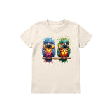T-shirt Quirky Bird graphic 0011 - Natural