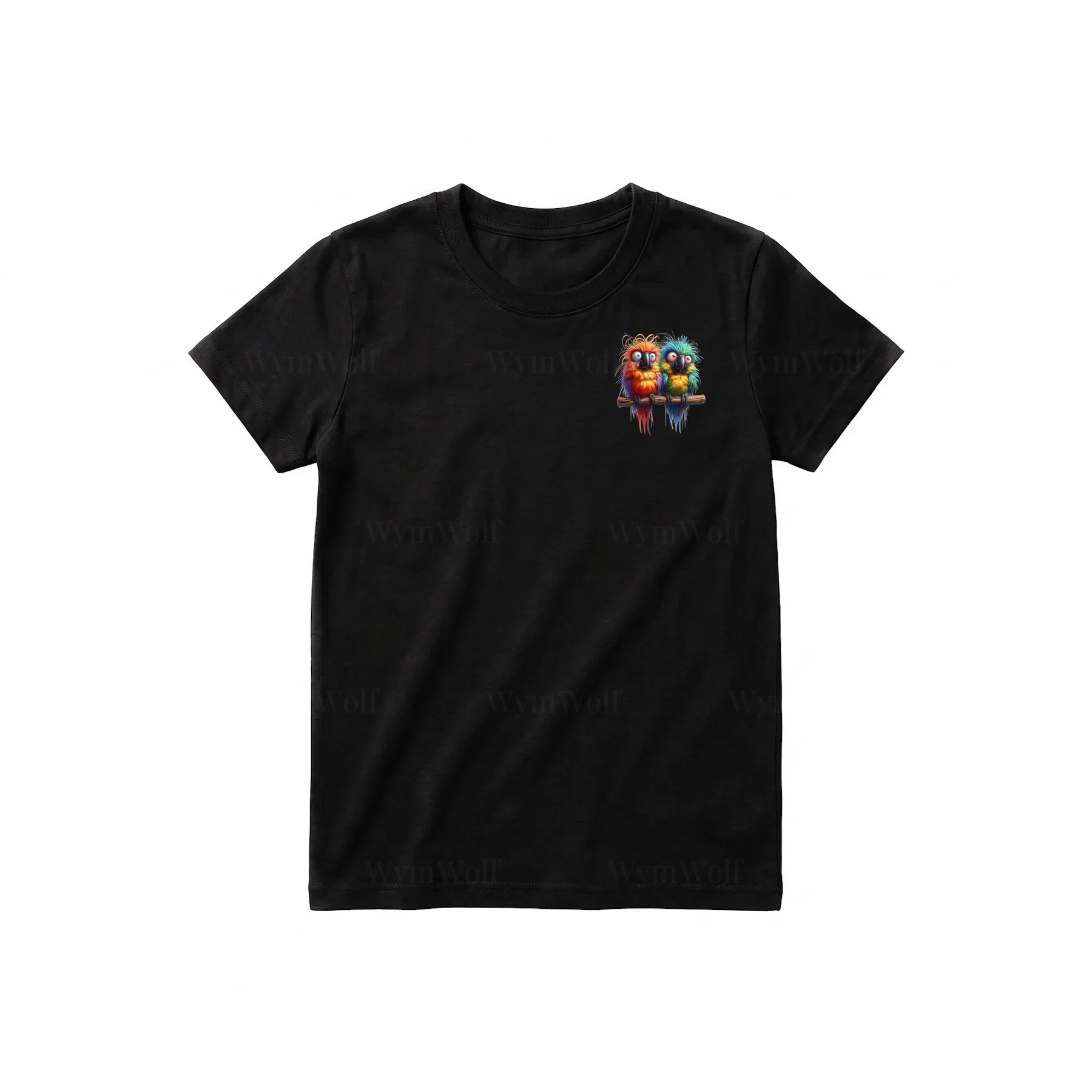 T-shirt Quirky Bird graphic 0012
