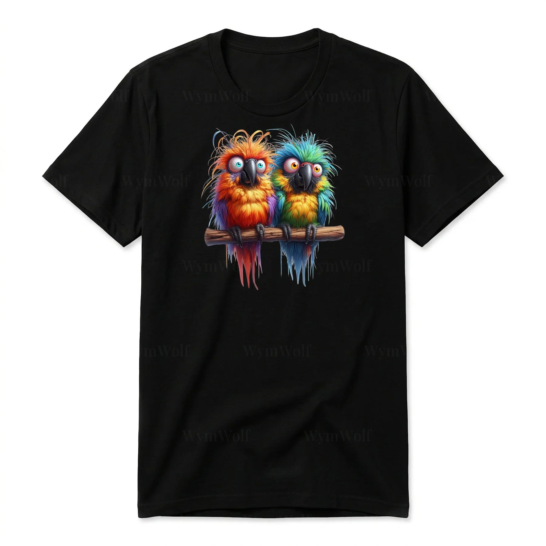 T-shirt Quirky Bird graphic 0012