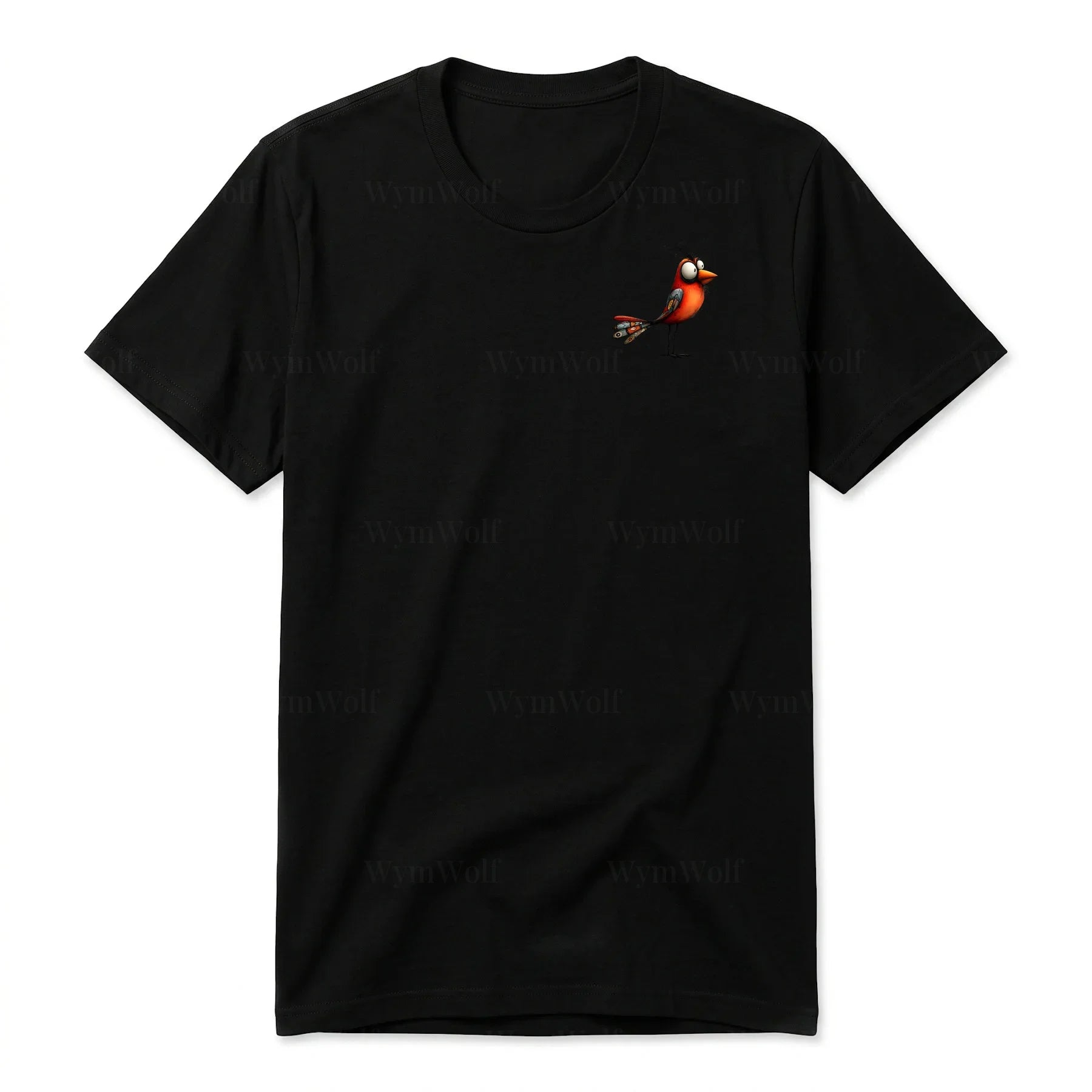 T-shirt Quirky Bird graphic 0013