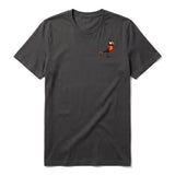 T-shirt Quirky Bird graphic 0013 - Dark Gray