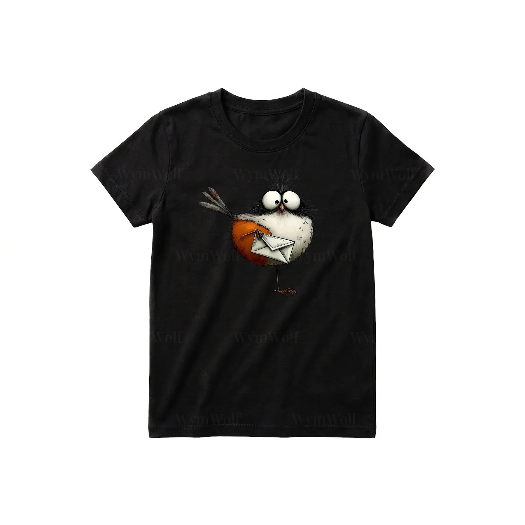 T-shirt Quirky Bird graphic 0014