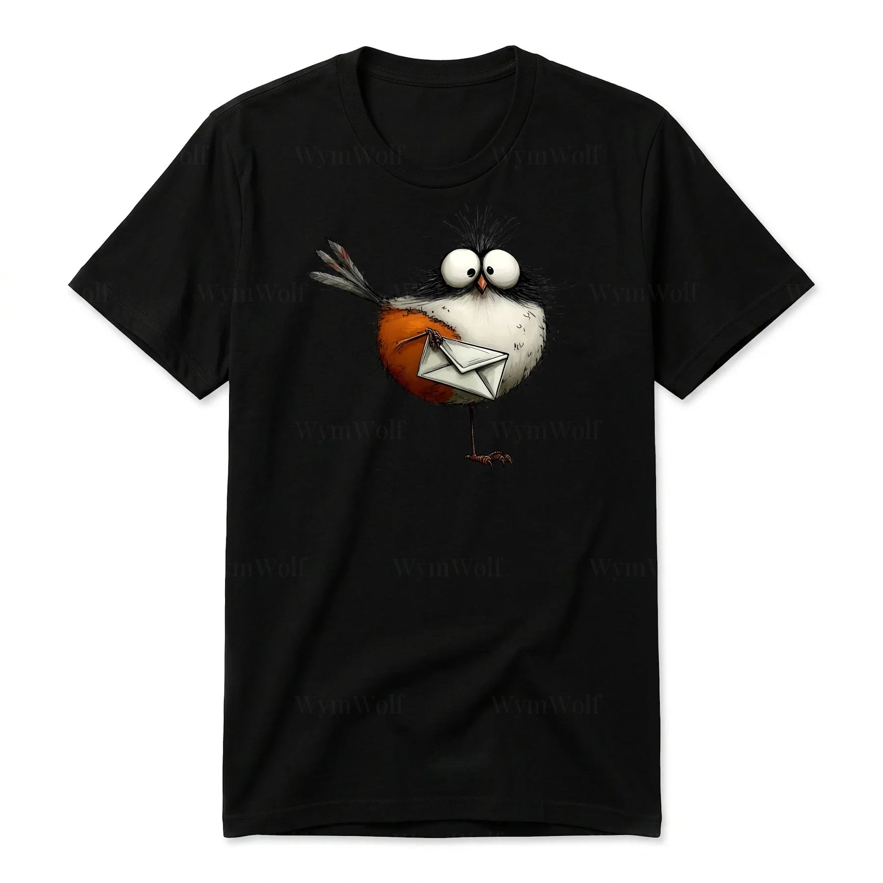 T-shirt Quirky Bird graphic 0014