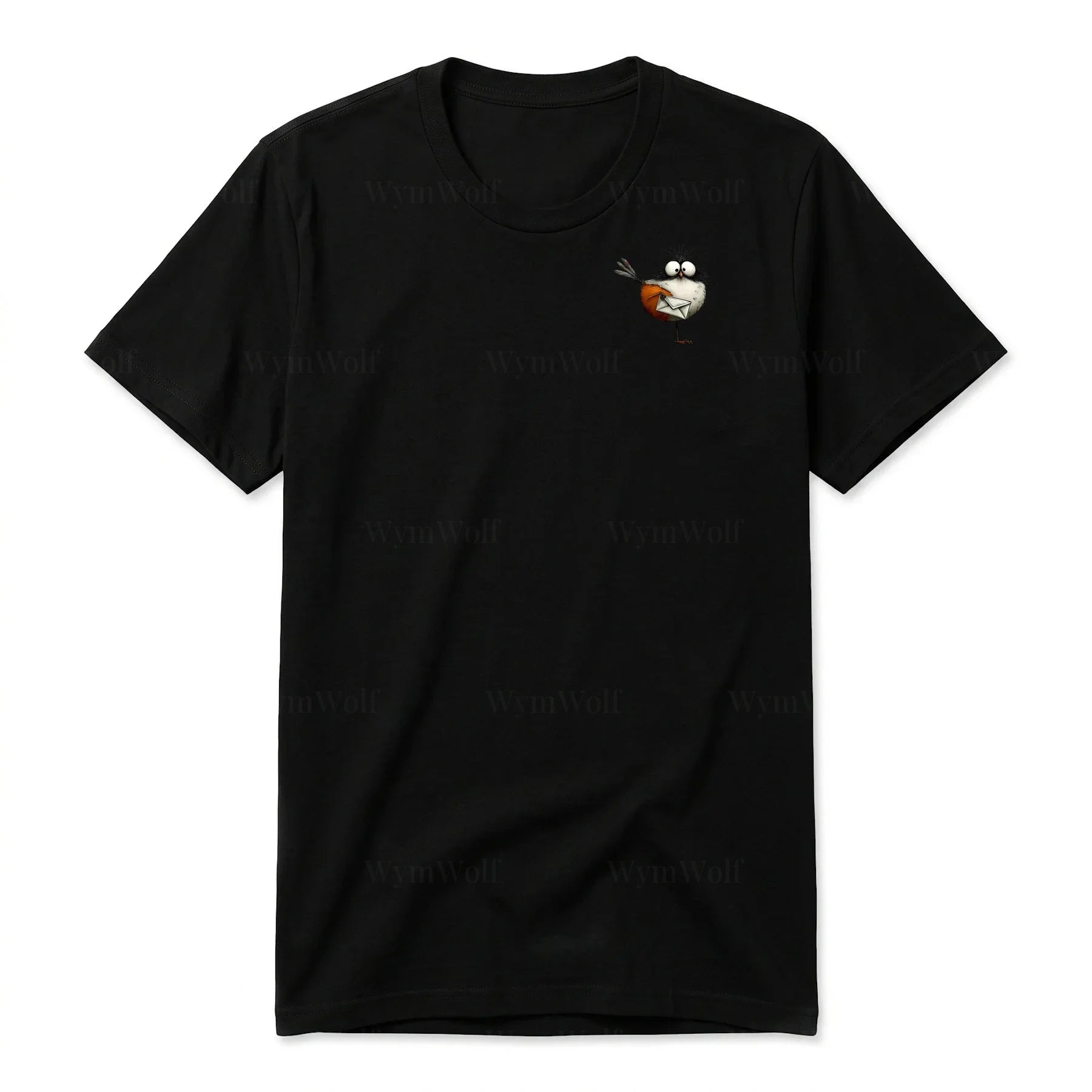 T-shirt Quirky Bird graphic 0014