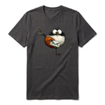 T-shirt Quirky Bird graphic 0014 - Dark Gray