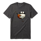 T-shirt Quirky Bird graphic 0014 - Dark Gray