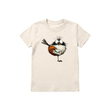 T-shirt Quirky Bird graphic 0014 - Natural