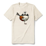T-shirt Quirky Bird graphic 0014 - Natural