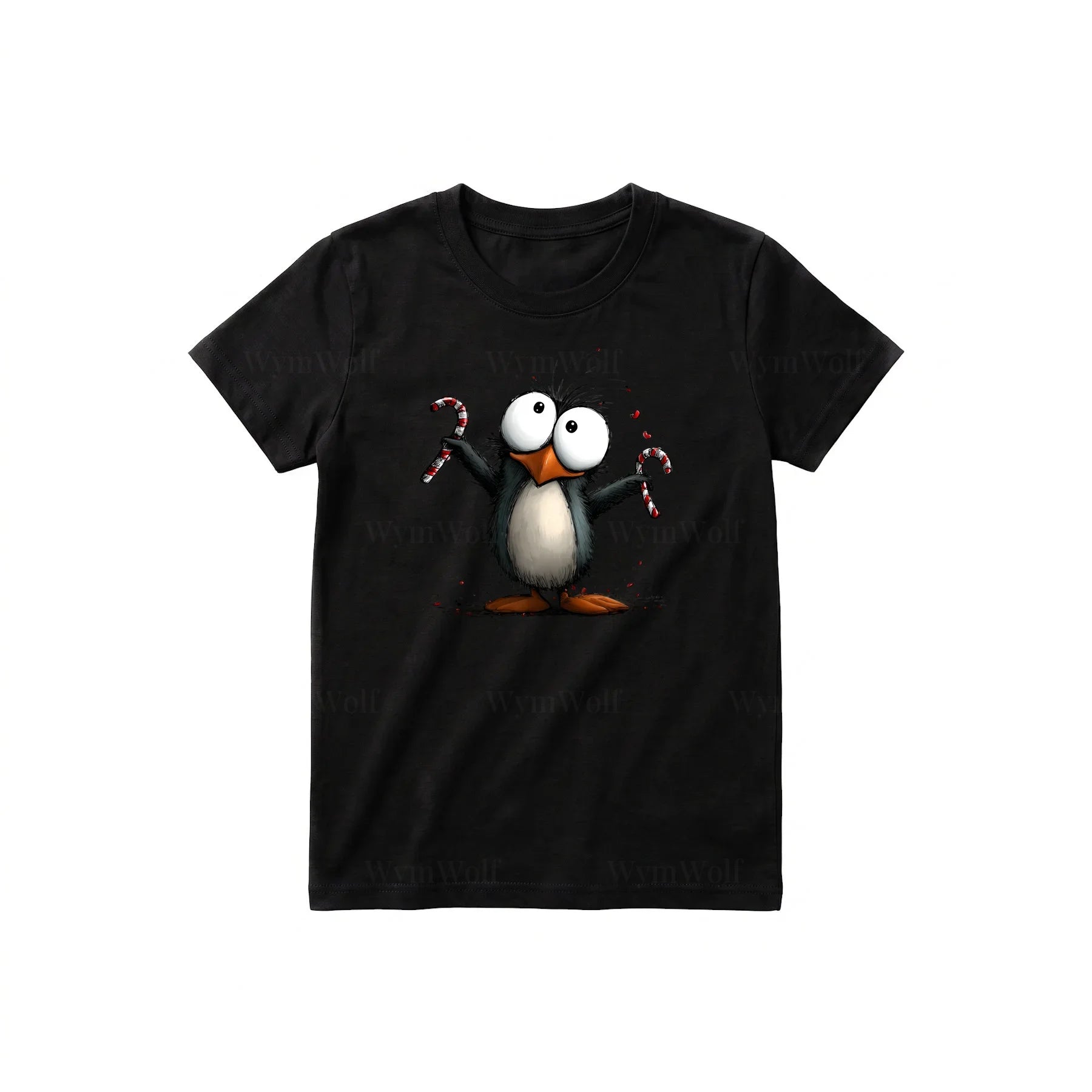T-shirt Quirky Bird graphic 0015
