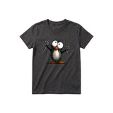 T-shirt Quirky Bird graphic 0015 - Dark Gray