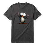 T-shirt Quirky Bird graphic 0015 - Dark Gray
