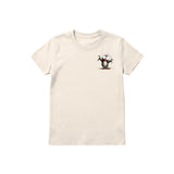 T-shirt Quirky Bird graphic 0015 - Natural